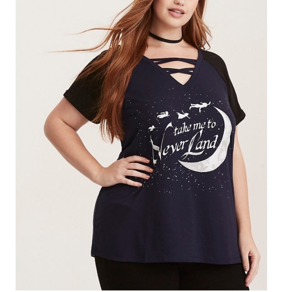 Torrid Disney raglan tee size 2